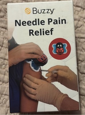 Mini LadyBuzz Needle Pain Relief Vibrating Ice Pack Personal Red