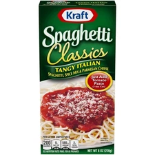 Kraft Spaghetti Classics Tangy Italian Meal Mix 8 oz Box Dinner Kit