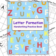 Letter Formation Handwriting Practice Book for Kids | Printable Book