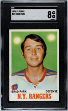 1970-71 Topps Brad Park Rookie #67 SGC 8 - New York Rangers - HOF RC