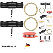Windschutzscheibe Removal Tools Set 2 Werkzeuge 3 Rollen Draht Auto