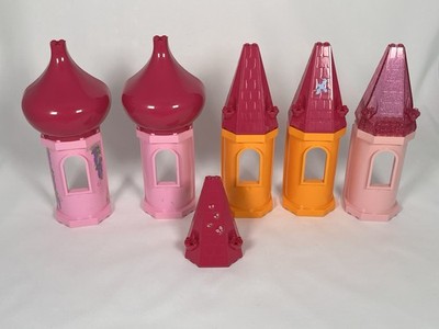 Lego Belville Castle Teile Konvolut Turm Wände Dach rosa orange Fee Prinzessin 