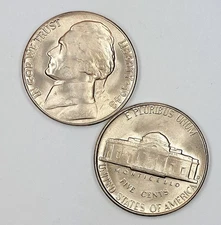 1948 D UNCIRCULATED JEFFERSON NICKEL CHOICE TO GEM BU