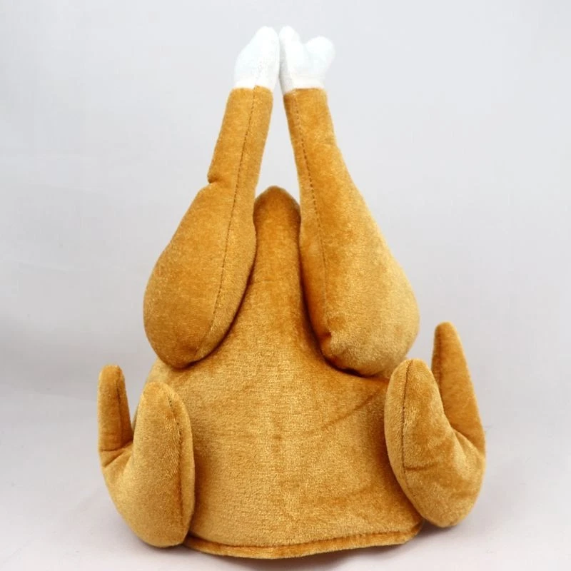 Halloween Acción de Gracias Navidad Pavo Pierna Sombrero Divertido Sombrero Regalo Lindo Juegos con disfraces Foto 2 de 4