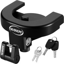 2 5/16Inch-Trailer-Hitch-Locks-Kit, Heavy Duty Anti Theft Trailer Tongue Lock, R