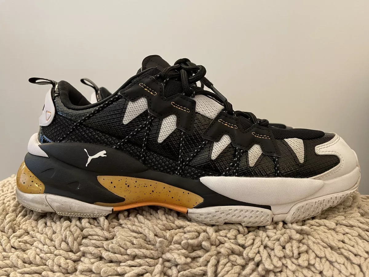 Puma LQD Cell Omega Density 370736 03 Black White Mens Running