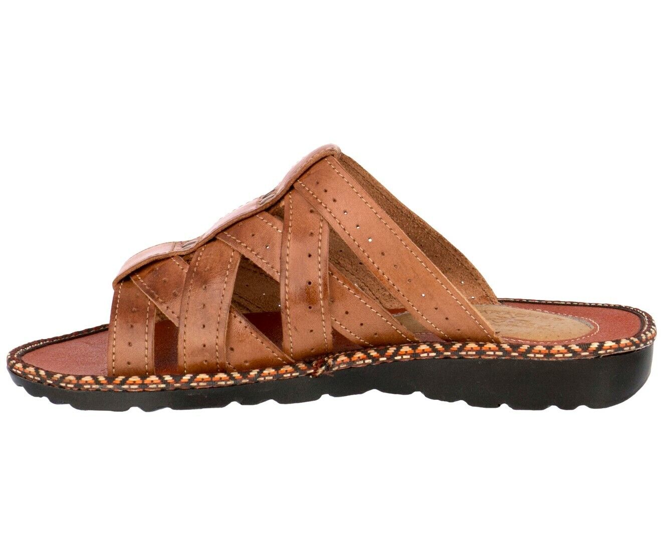 Leather Mexican Sandals For Man Huaraches Chedron Ces-003 - SHYS