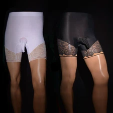 Sexy Men Boxer Shorts Pantyhose Underwear Briefs Knickers JJ Plus Underpants