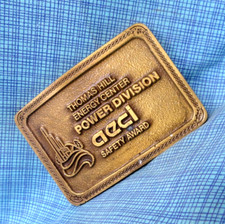 Thomas Hill Energy Ctr AECI SA Belt Buckle Coal Clifton Hill Missouri Vtg.GMP194