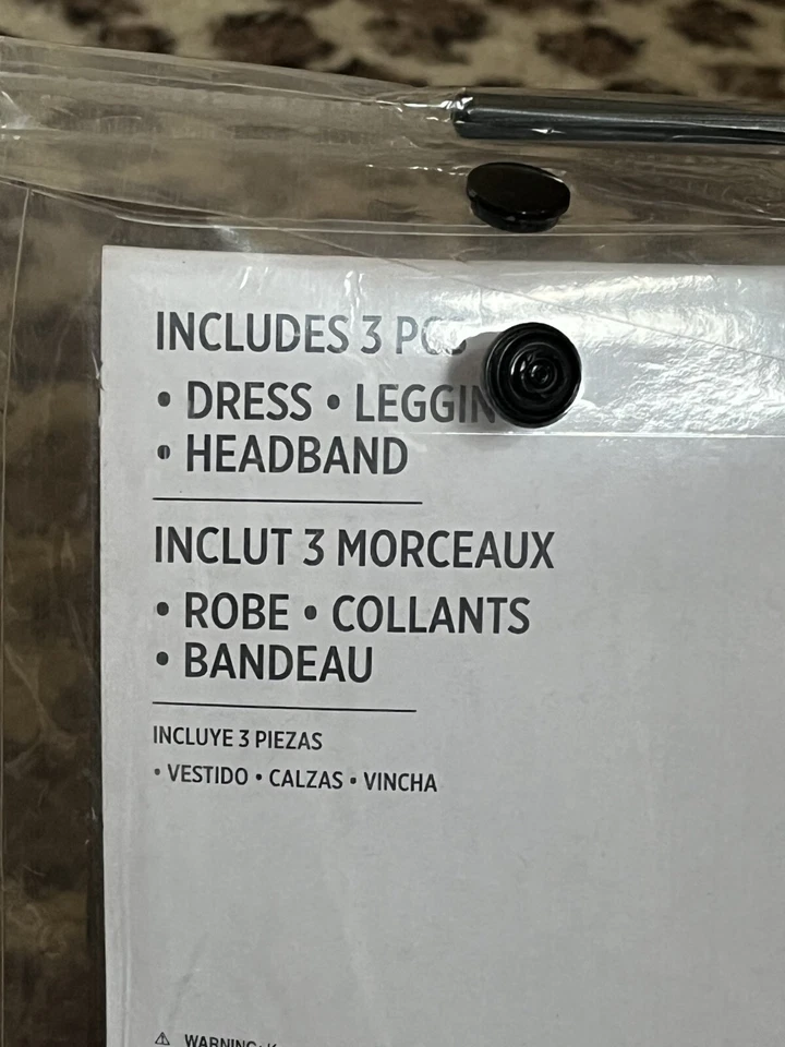 Страшные девочки Хэллоуин костюм карнавал ужас - ребенка размеров - новый в упаковке - Изображение 3 из 3