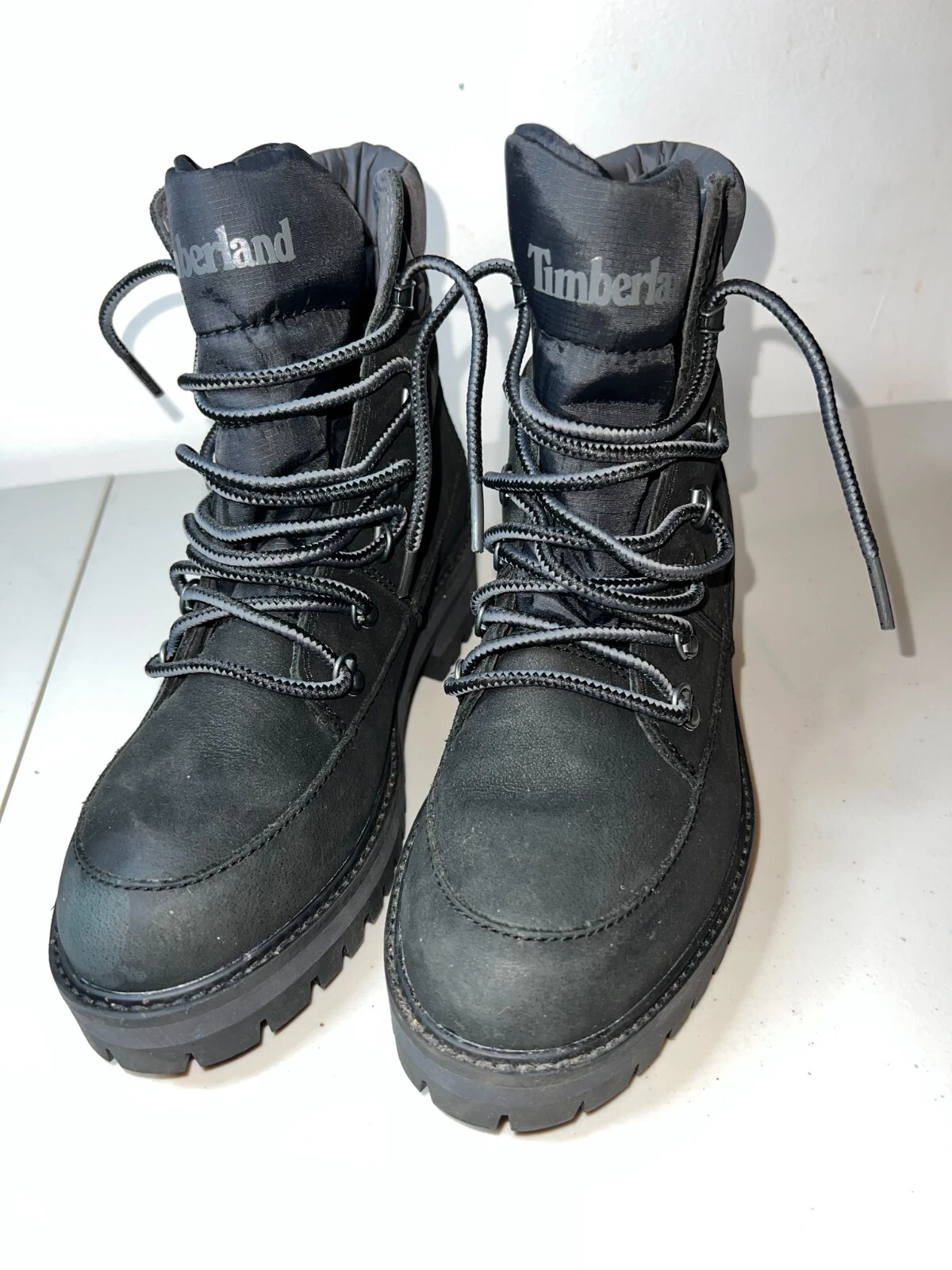 Timberland Courmayeur Valley stivali da trekking donna US 7 5 nero impermeabile A2EZ8