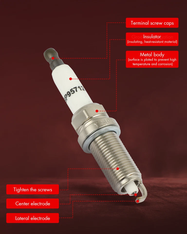 Juego de 6 bujías de iridio para BMW 128i y 328i y 328i xDrive 2010-2013 3,0 L V6 Foto 3 de 4