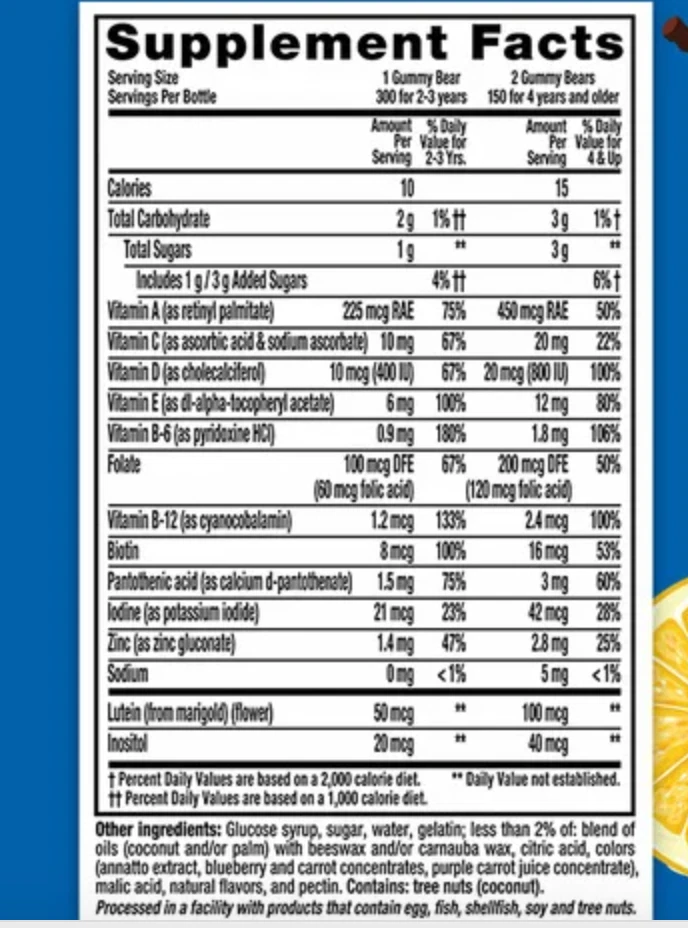 Multivitamínico Lil Critters Gummy Vites - 300 gomitas Foto 2 de 3