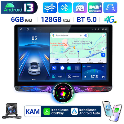 11.5'' Carplay Android 13 Autoradio DAB+ Für Mercedes Benz Smart Fortwo 128G +KAM
