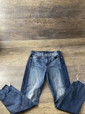 7 For All Mankind Jeans Size 27 Raw Hem Two Colors Great Condition