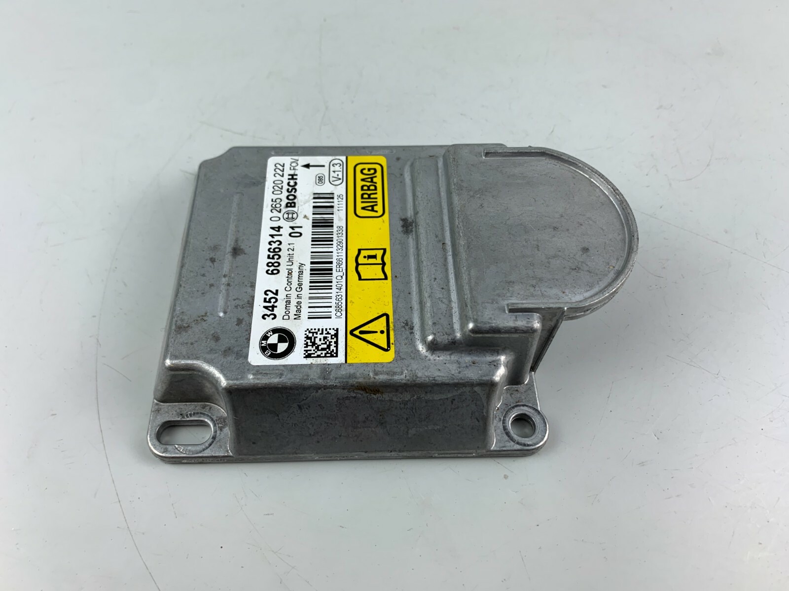 BMW 1 2 Séries F20 F21 F30 F31 Airbag Srs Contrôle Module Unité 6856314