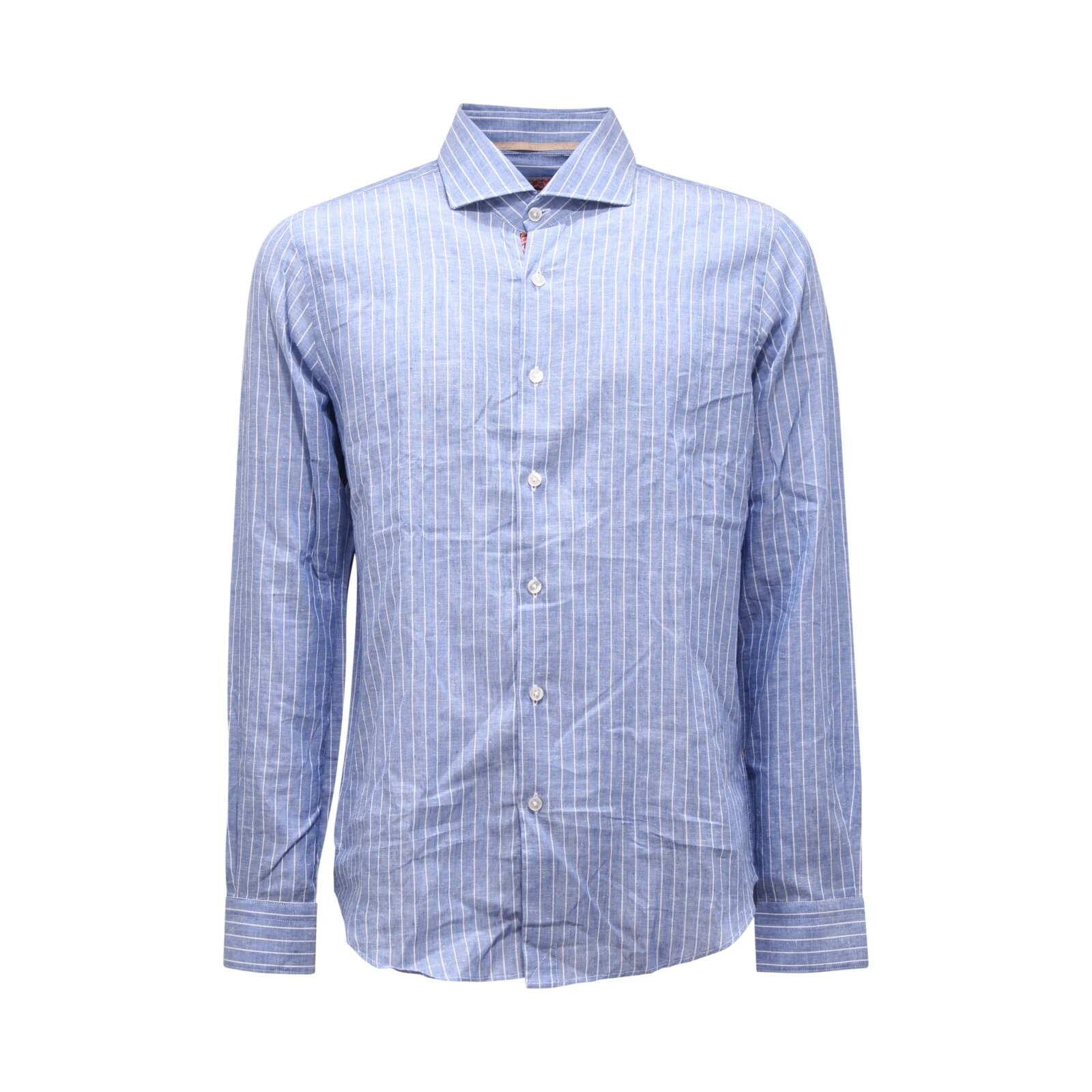 1587AT camicia uomo ALESSANDRO LAMURA man linen shirt