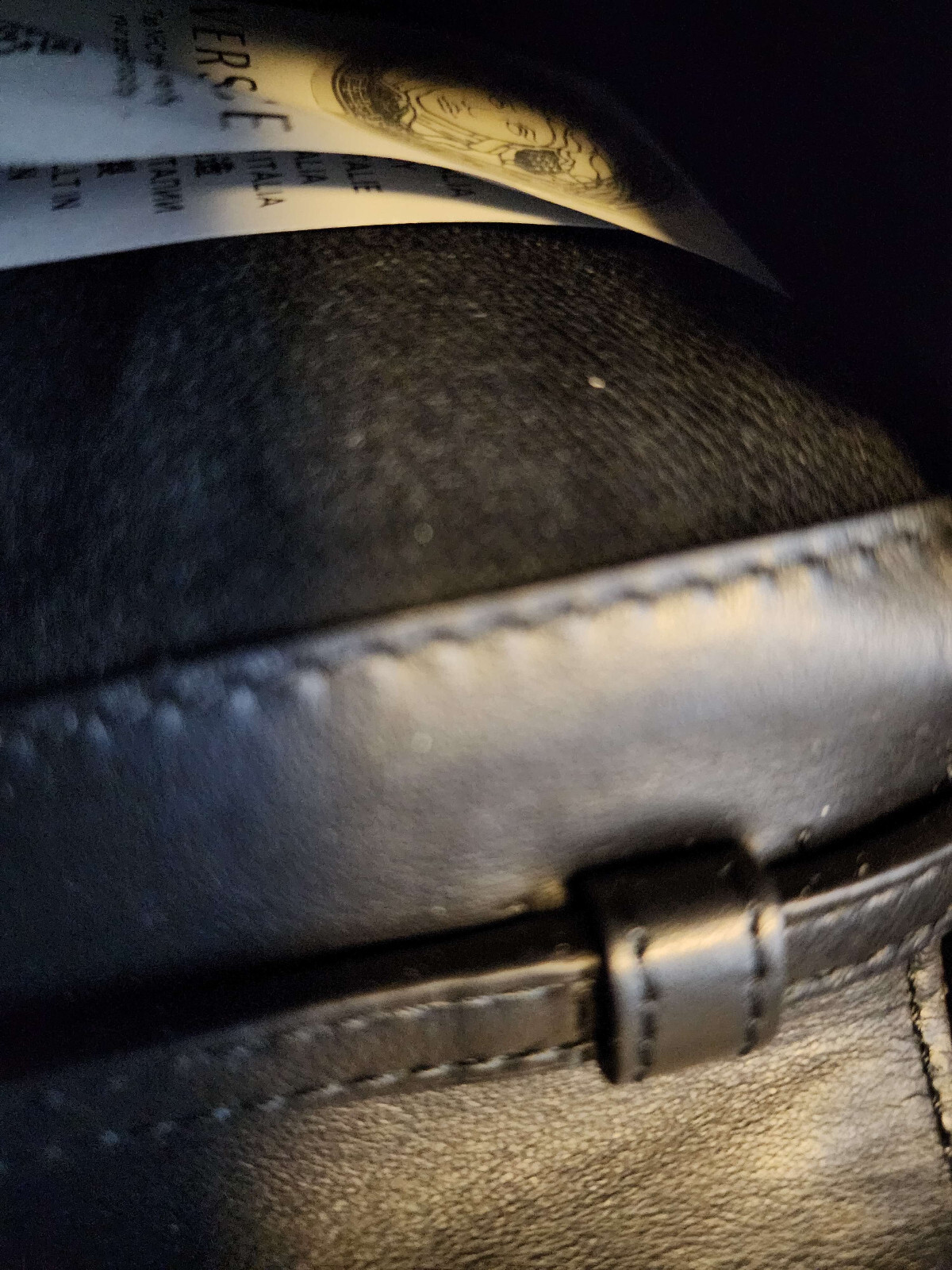 Authentic Versace Black Virtus Mini Crossbody Bag - image 5