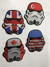 Rare Lucasfilm ILM Offices Stormtrooper Patches - Set Of 4