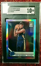 2019-20 Donruss Optic Holo Zion Williamson ROOKIE RC #158 SGC 10 