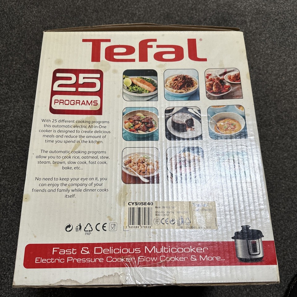 Tefal CY505E40 AllinOne 6L Electric Pressure Cooker 3045386379828 eBay