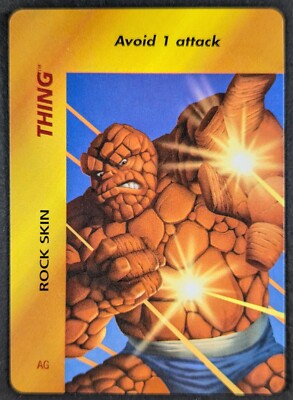 Thing 1997 Fleer Skybox X-Men Overpower Card (NM)