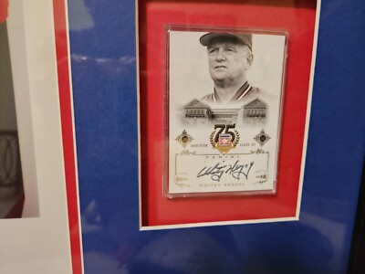 St. Louis Cardinals Hall Of Fame Picture and autographed