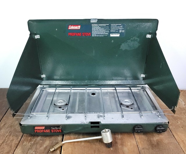 NOS Coleman Propane Stove Three Burner 5433700 Vintage Unfired eBay