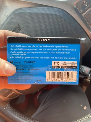 Sony 120 min 8 mm Standard Video Cassette (P6-120MPL) 27242406186