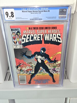 Secret Wars 8 アメコミ Secret Wars #8 CGC 9.6 White Page Marvel 1st Black Suit