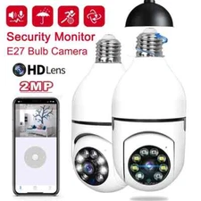 Bulb Surveillance Camera Automatic Human Tracking Digital Zoom Security Monitor