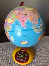 GeoSafari Talking Globe Jr. Educational Insights Model EI-8898 large 12  Works