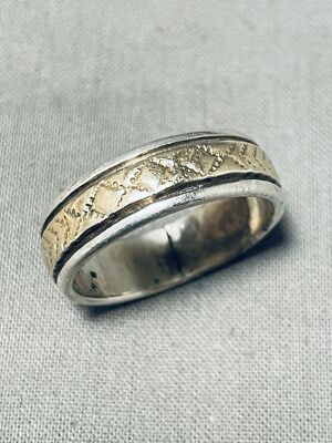 Important Vintage Native American Navajo Bruce Morgan Sterling Silver Bracelet Important Vintage Native American Navajo Bruce Morgan Sterling Silver Bracelet