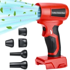 Cordless Leaf Blower Handheld Electric Jobsite Air Blower for Milwaukee Battery