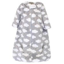 Hudson Baby Unisex Baby Plush Sleeping Bag, Sack, Blanket, Gray Clo... Fast Ship