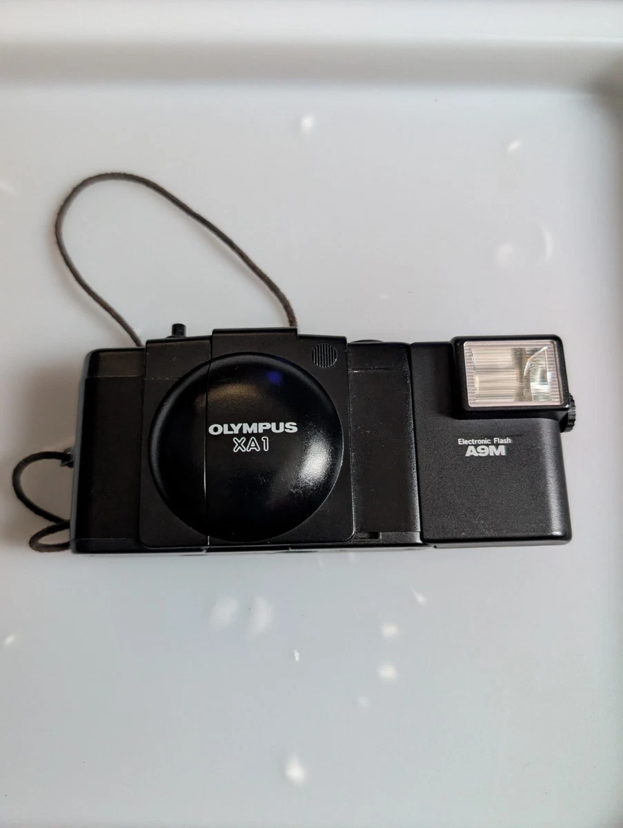OLYMPUS XA1 カメラ　Electronic Flash A9M⭐︎ Olympus XA1 35mm Point And Shoot Film Camera with A9M Flash (New Old S