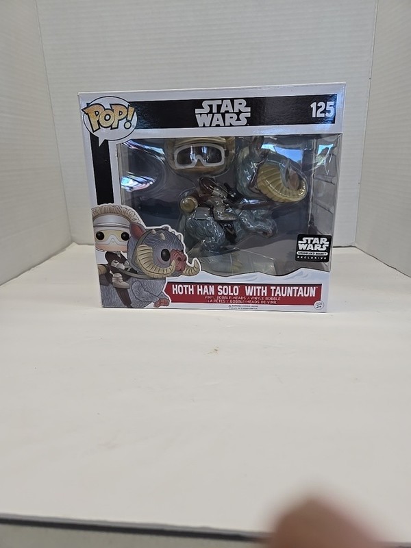 EXCLUSIVE Star Wars Hoth Han Solo w/ Tauntaun #125 Smuggler's Bounty Bobble Head