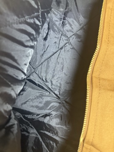 Carhartt Duck Arctic Vest Mens 4XL Brown Workwear Quilt Lined Made USA V01 BRN - Picture 7 of 7