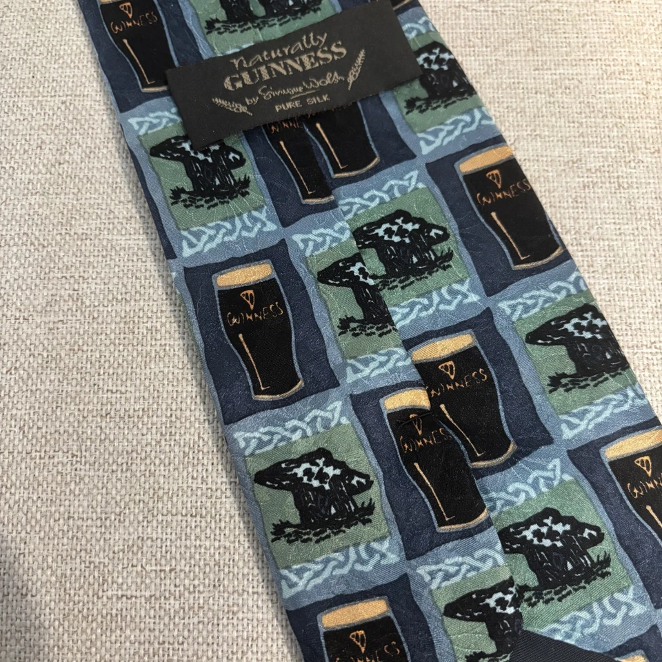 CORBATA NATURALLY GUINNESS - Pure Silk de Simone Wolf Foto 2 de 3