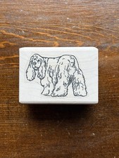 Cocker Spaniel Mounted Rubber Stamp  Cute Dog Stamp Animal 102