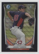 2014 Bowman Prospects Chrome Black Wave Refractor Lewis Thorpe #BCP32 0o6v
