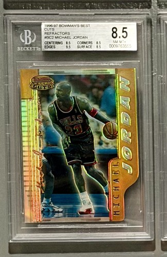 Michael Jordan [Refractor] #BC2 1996 Bowman's Best Cuts card