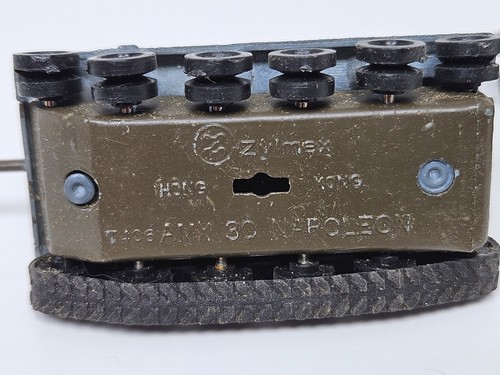 RICAMBI RIPARAZIONE Vintage Zylmex Tank Lotto di 3 King Tiger T403 AMX 30 Napoleon T406 - Foto 7 di 9