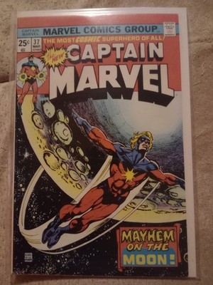 Captain Marvel #37 (Marvel Comics March 1975)