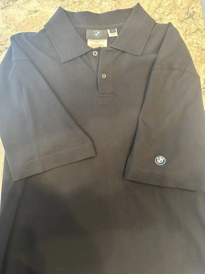 Polo oficial con logotipo de BMW para hombre L negro Foto 2 de 4
