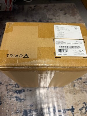 Triad TS PAMP1 200 1 Zone 2-Channel 200W Per CH High Power Amplifier BRAND NEW