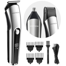 Beard Trimmer for Men, 3 in 1 Hair Clippers for Men Kit, Nose,Ear,Micro Elect...