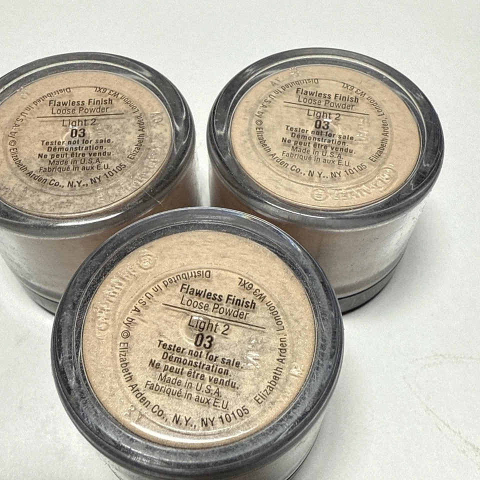 3-УПАКОВКА ELIZABETH ARDEN БЕЗУПРЕЧНАЯ ОТДЕЛКА РАССЫПЧАТЫЙ ПОРОШОК - ЛЕГКИЙ 03 - запечатанный - Изображение 3 из 4