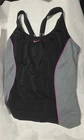 NWOT Nike M Color Surge Powerback Scoop Athletic Tankini Swim Top 132458
