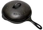 Wagner Drip Drop No. 10 Cast Iron Skillet LID COVER 1070 & Skillet Pan 12"